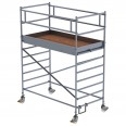 MUNK Rollgerüst mit Doppelplattform 1,35x2,45m Plattform, 4,35m AH