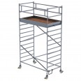 MUNK Rollgerüst mit Doppelplattform 1,35x2,45m Plattform, 5,00m AH