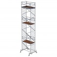 MUNK Rollgerüst mit Doppelplattform 1,35x2,45m Plattform, 11,35m AH
