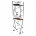 MUNK Rollgerüst mit Doppelplattform 1,35x3,00m Plattform, 10,35m AH