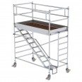MUNK Rollgerüst mit Schrägaufstiegen 1,35x2,45m Plattform, 4,35m AH