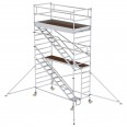 MUNK Rollgerüst mit Schrägaufstiegen 1,35x3,00m Plattform, 6,35m AH