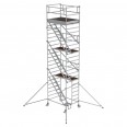 MUNK Rollgerüst mit Schrägaufstiegen 1,35x1,80m Plattform, 8,35m AH