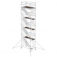 MUNK Rollgerüst mit Schrägaufstiegen 1,35x2,45m Plattform, 10,35m AH
