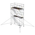 MUNK Rollgerüst SG mit Schrägaufstiegen 1,35x3,00m und Ausleger 6,47m AH