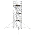 MUNK Rollgerüst SG mit Schrägaufstiegen 1,35x1,80m und Ausleger 8,43m AH