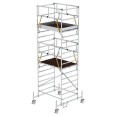 MUNK Rollgerüst SG mit Doppelplattform 1,35x1,80m Plattform 6,66m AH