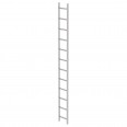 MUNK Schachtleiter aus Edelstahl 300mm breit 12 Sprossen 3,36m lang