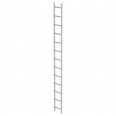 MUNK Schachtleiter aus Edelstahl 300mm breit 13 Sprossen 3,64m lang