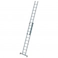 MUNK Schiebeleiter mit Traverse 2x9 Sprossen