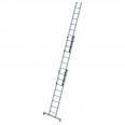 MUNK Schiebeleiter mit nivello-Traverse 3x8 Sprossen
