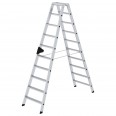MUNK Stehleiter mit ergo-pad beidseitig begehbar 2x10 Stufen