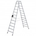 MUNK Stehleiter mit ergo-pad beidseitig begehbar 2x12 Stufen