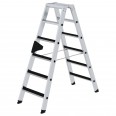 MUNK Stehleiter beidseitig begehbar mit clip-step 2x6 Stufen