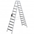 MUNK Stehleiter beidseitig begehbar mit clip-step R13 2x12 Stufen