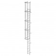 MUNK ortsfeste Steigleitern Aluminium, 7,28m SH