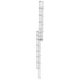 MUNK ortsfeste Steigleitern Aluminium, 15,96m SH
