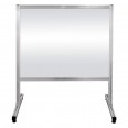 MUNK Mobile Trennwand mit Sichtfenster 920x720mm Typ1 Gesamthöhe 1145mm