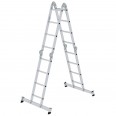 MUNK Vielzweckleiter mit Nivello® Traverse 4x4 Sprossen