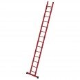 MUNK Vollkunststoff-Anlegeleiter mit Traverse 14 Sprossen