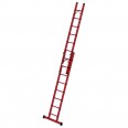 MUNK Vollkunststoff Seilzugleiter mit Traverse 2x8 Sprossen