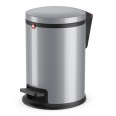 Hailo Pure S Tret-Abfalleimer Silber