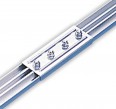 Hailo Verbinder für Rückenschutz-Senkrechtstäbe Typ ALM Aluminium