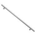 Dolle Handlaufset zur Wandmontage 1,5m Aluminium matt, rund