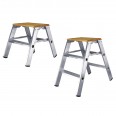 Iller Montagetritt, beidseitig begehbar mit großer Standfläche und 80mm Stufen Iller Montagetritt, beidseitig begehbar mit großer Standfläche und 80mm Stufen-small