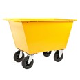 Kongamek Abfallwagen 1390x740x870mm mit Gummibereifung und 400l Volumen-small