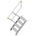 Layher 111 Treppe 45° 600mm breit 4 Stufen