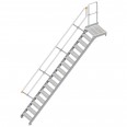 Layher 112 Treppe mit Plattform 45° 60cm 16 Stufen