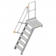 Layher 112 Treppe mit Plattform 60° 600mm 6 Stufen