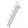 Layher 112 Treppe mit Plattform 60° 600mm 14 Stufen