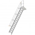 Layher 112 Treppe mit Plattform 60° 600mm 15 Stufen