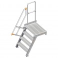 Layher 112 Treppe mit Plattform 60° 800mm 4 Stufen