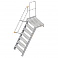 Layher 112 Treppe mit Plattform 60° 800mm 7 Stufen