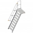 Layher 112 Treppe mit Plattform 60° 800mm 9 Stufen