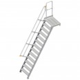 Layher 112 Treppe mit Plattform 60° 800mm 13 Stufen