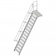 Layher 112 Treppe mit Plattform 60° 800mm 15 Stufen