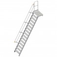 Layher 112 Treppe mit Plattform 60° 800mm 16 Stufen