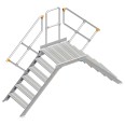 Layher 114 Übergang stationär 45° 80cm 6 Stufen