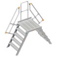 Layher 114 Übergang stationär 60° 80cm 5 Stufen