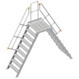 Layher 114 Übergang stationär 60° 80cm 9 Stufen