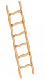Layher 1052 Holzanlegeleiter 6 Sprossen