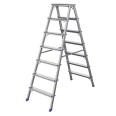 Werner Stufenstehleiter zweiseitig begehbar 2x7 Stufen-small