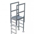 Zarges Ausstieg mit Übergang Aluminium eloxiert 800mm Zarges Ausstieg mit Übergang Aluminium eloxiert 800mm-small