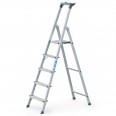 Zarges genietete Stehleiter eloxiert Scana S 5 Stufen-small