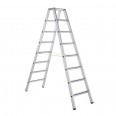 Zarges gebördelte Stehleiter, eloxiert Saferstep B 2x10 Stufen