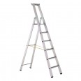 Zarges gebördelte Stehleiter Saferstep S eloxiert 6 Stufen